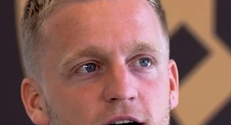 Primeras palabras de Van de Beek como el fichaje de Champions del Girona.
