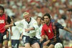 Wembley-96, la bofetada de alcohol a Kiko y más cara de tonto que el día del codazo de Tassotti a Luis Enrique