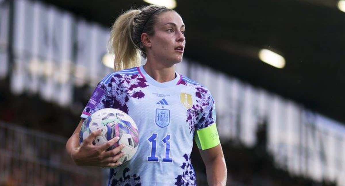 Alexia Putellas, capitana de la Selección, durante el partido ante República Checa. /RFEF