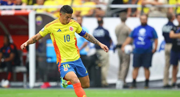 James Rodríguez, una de las grandes figuras de la Copa América 2024.