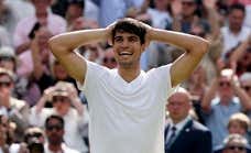 El título de Alcaraz y la final de la Eurocopa cambian una tradición de Wimbledon