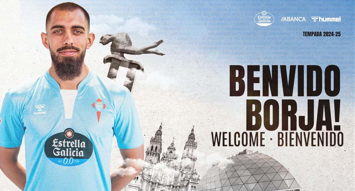 Así anunció el Celta la llegada de Borja Iglesias.