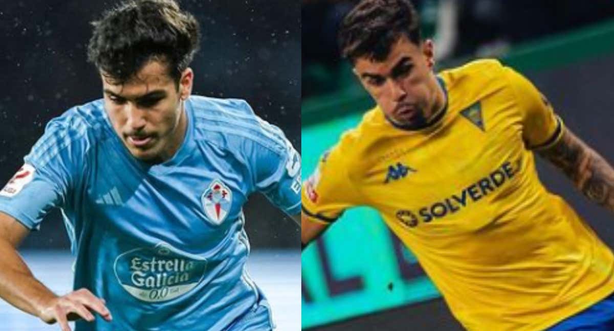 Manu Sánchez y Tiago Araujo. /Celta de Vigo/Estoril.