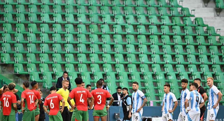 El esperpento del Argentina - Marruecos.
