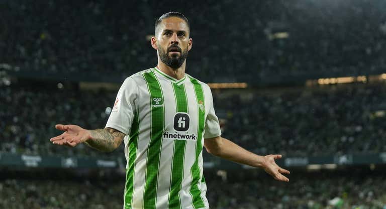 Isco, en un partido con el Betis.