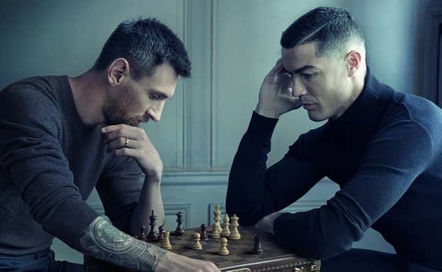 Aquella famosa campaña de Louis Vuitton con Messi y Cristiano Luois Vuitton