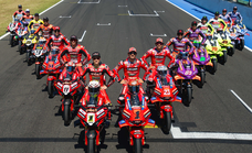 Bagnaia, Martín y Márquez se miden en pista este sábado en la fiesta anual de Ducati