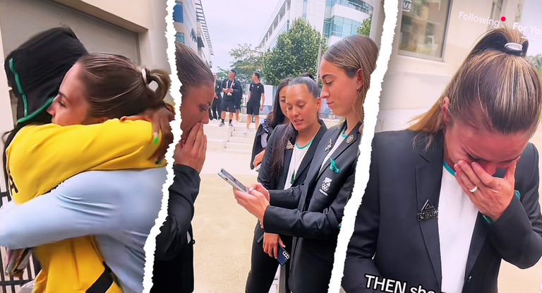 Michaela Blyde, en varios de sus vídeos en los que enseña cómo conoció a Shelly-Ann-Fraser-Pryce