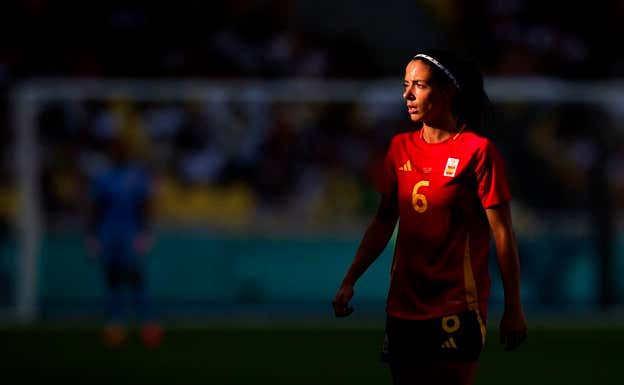 Aitana Bonmatí durante el partido contra Nigeria.  REUTERS