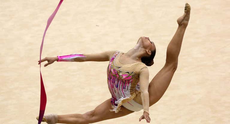 Gimnasia rítmica.