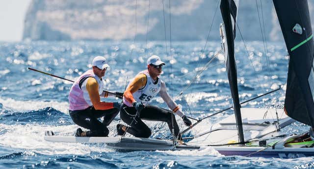 Botín y Trittel acarician la medalla: les vale ser sextos en la medal race