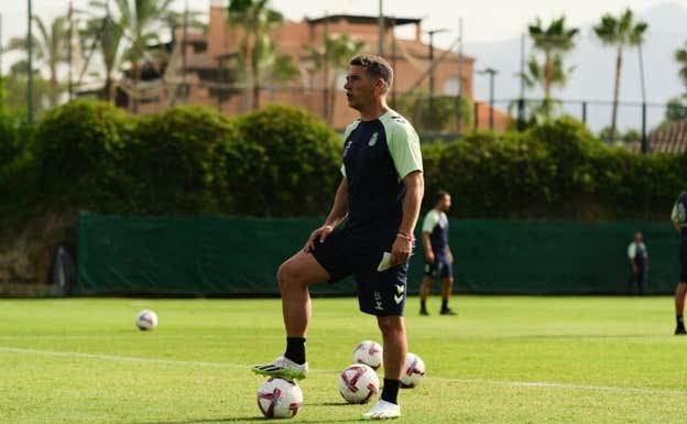 Luis Carrión en un entrenamiento con Las Palmas UDLP_OFICIAL