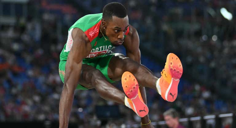 Pedro Pablo Pichardo, durante el pasado Europeo de atletismo en Roma.