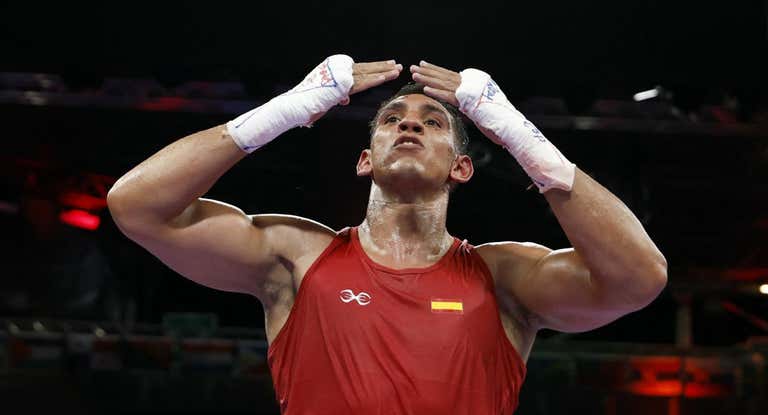 El boxeador Ayoub Ghadfa ya aseguró una medalla olímpica para España.