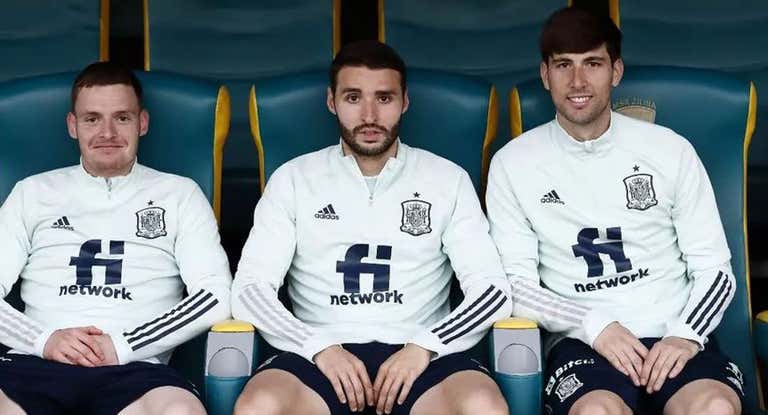 Abel Ruiz, Juan Miranda y Sergio Gómez.