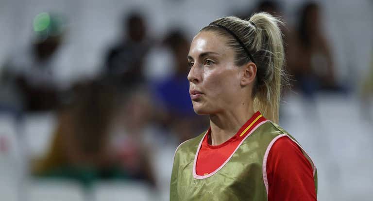 Alexia Putellas, jugadora y capitana de la Selección, durante el partido ante Brasil en el que España perdió el pase a la final de los JJOO.