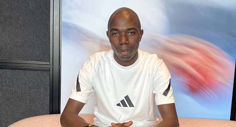 Benson Kipruto (33), en la Casa de Adidas de París.