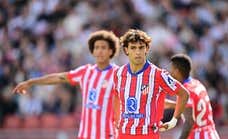 El último ensayo del Atlético deja a Joao Félix como gran ganador