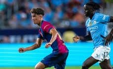 El gesto de Noah Darvich en la pretemporada del Barça que causa sensación en Flick