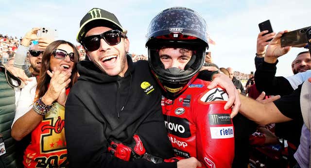 La predicción de Valentino Rossi ante la lucha por el Mundial: «Es difícil batir a Bagnaia, pero Martín está ahí» Jorge Martín, Jorge Martín,