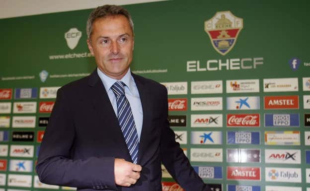 Fran Escribá, en el Elche.
