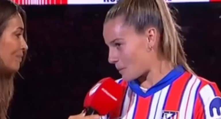 Los 12 fichajes rojiblancos dedicaron unas palabras a su afición en el Metropolitano.