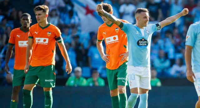 Iago Aspas se divierte a costa de un Valencia que deja muchas dudas