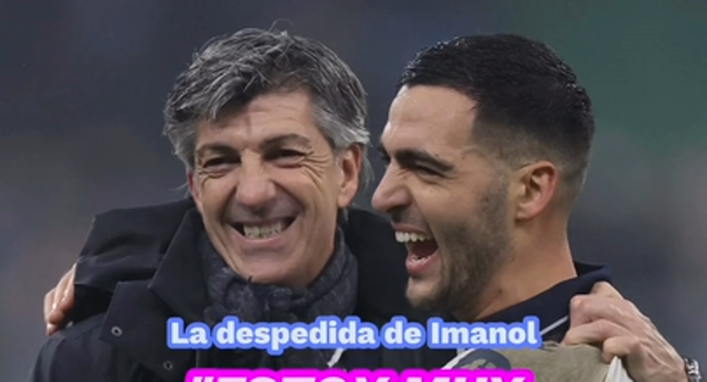 Alguacil se despide de Merino que, a falta de oficialidad, jugará en el Arsenal.