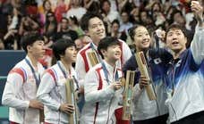 El 'selfie' del equipo de Corea del Norte de tenis de mesa obliga a sus jugadores a pasar una «evaluación ideológica»