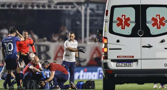 Empeora la situación de Juan Izquierdo, el futbolista que se desplomó durante un partido en Brasil