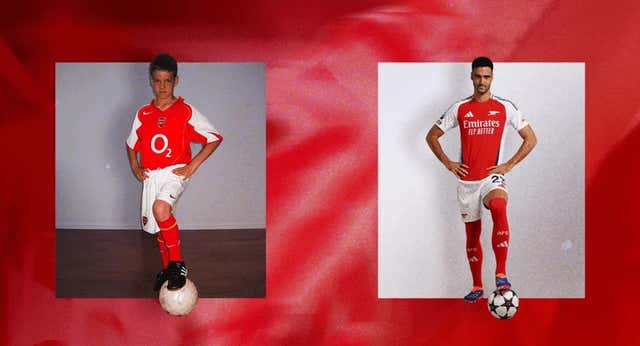 Mikel Merino se presenta con el Arsenal desempolvando unas fotos premonitorias de cuando era niño