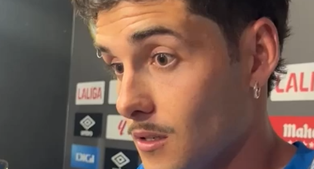 Sergio Camello se entera en directo de la lesión de Bernal.