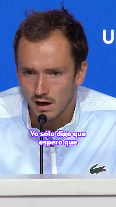 Medvedev se moja en el US OPEN sobre el positivo de Sinner.