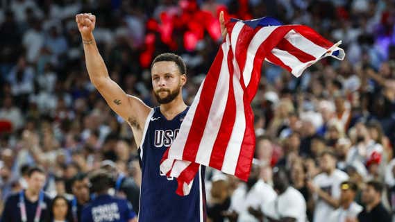 Curry, uno de los artífices del título olímpico de EEUU./AFP