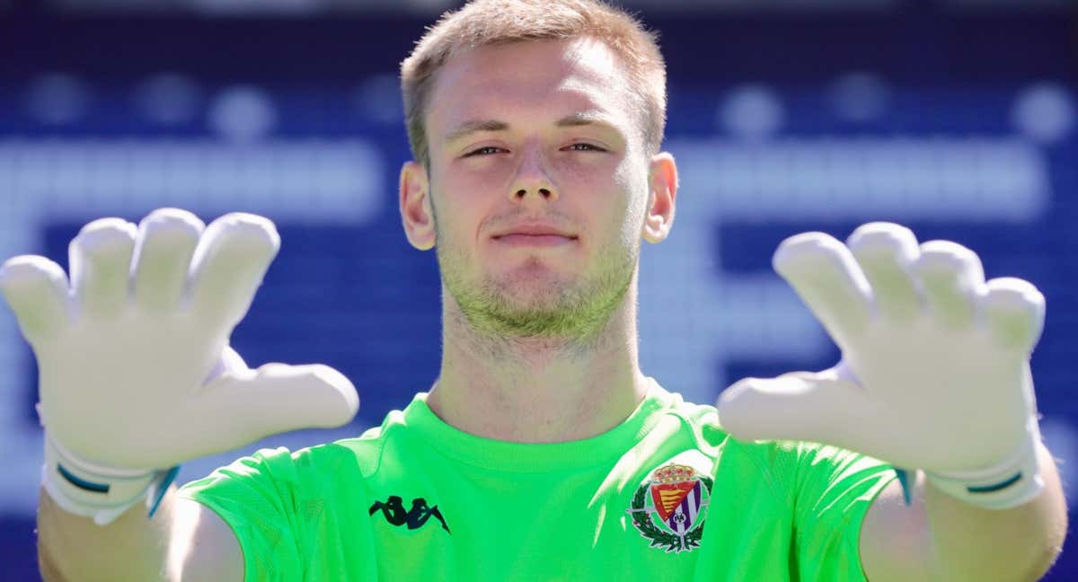 Karl Hein, portero del Real Valladolid.