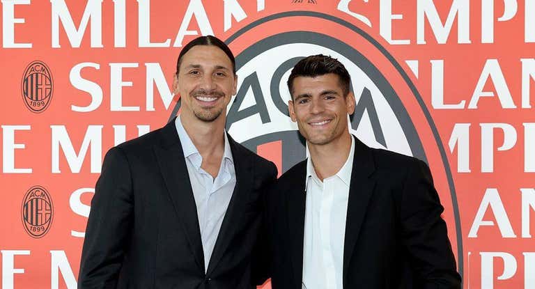 Ibrahimovic y Morata