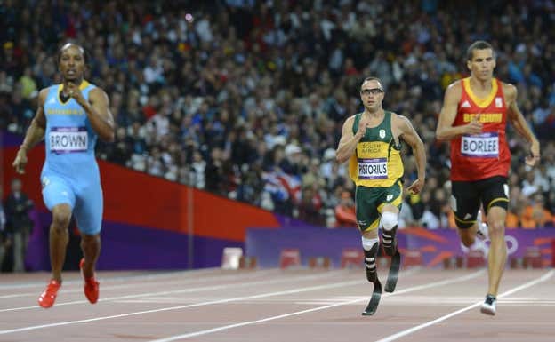 Pistorius llegó a la semifinal de 400 metos de Londres 2012.  EFE