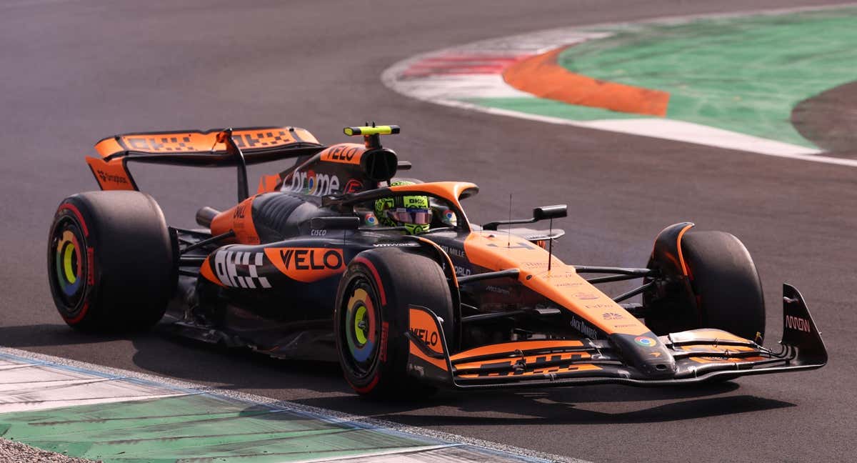 Lando Norris, en Monza./REUTERS