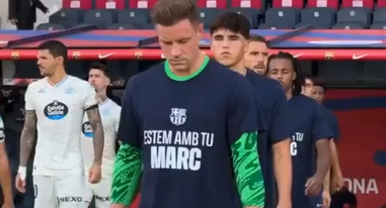 Así homenajeo el Barça a Marc Bernal tras su lesión de cruzado