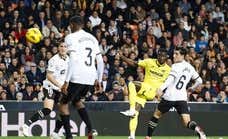 Valencia 1 - Villarreal 1: resumen, goles y resultado del partido de LALIGA EA Sports