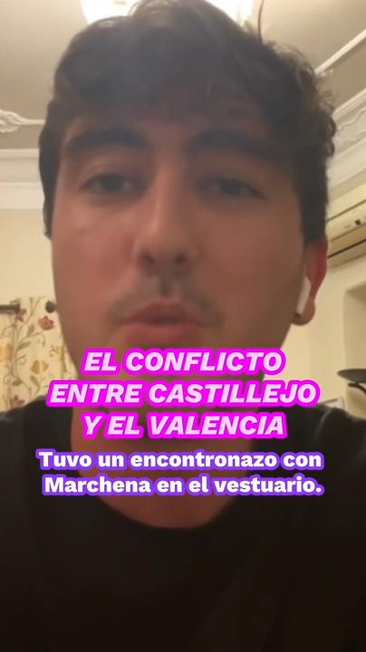 El Valencia ha despedido a Castillejo: razones del conflicto entre el equipo y el jugador.