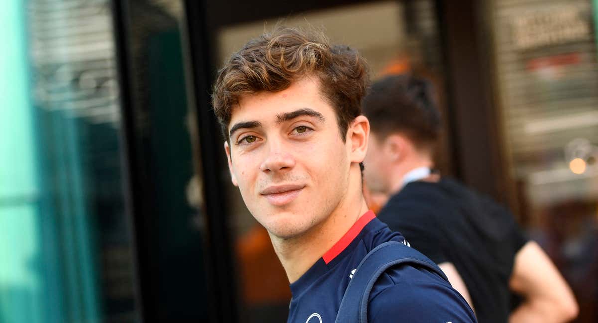 Franco Colapinto, en el paddock de Monza.