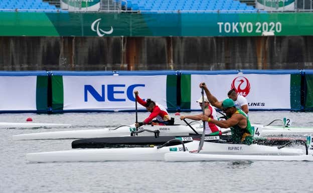 Higinio Rivero compitiendo en Tokio 2020.  CPE