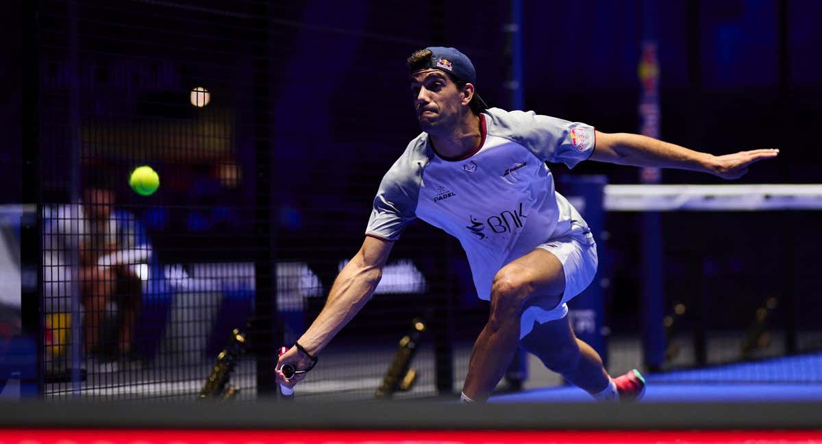 Juan Lebrón durante un partido en Madrid.