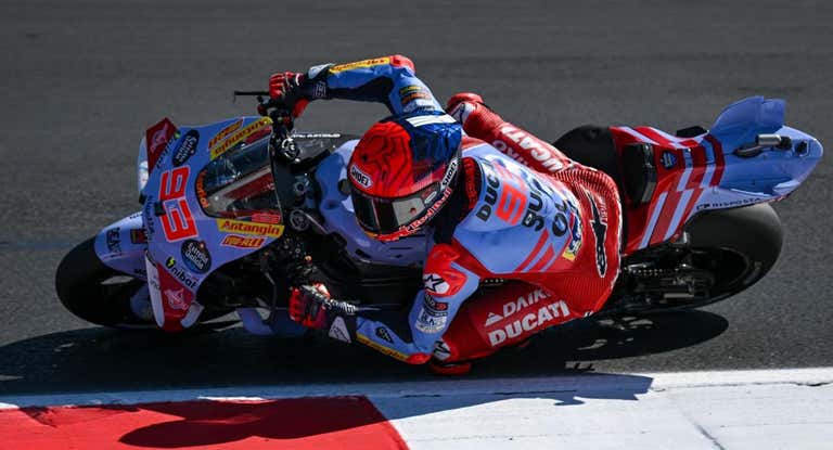 Marc Márquez, en el GP de San Marino.