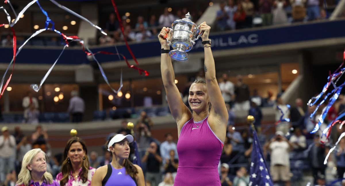 Aryna Sabalenka, campeona del US Open 2024.