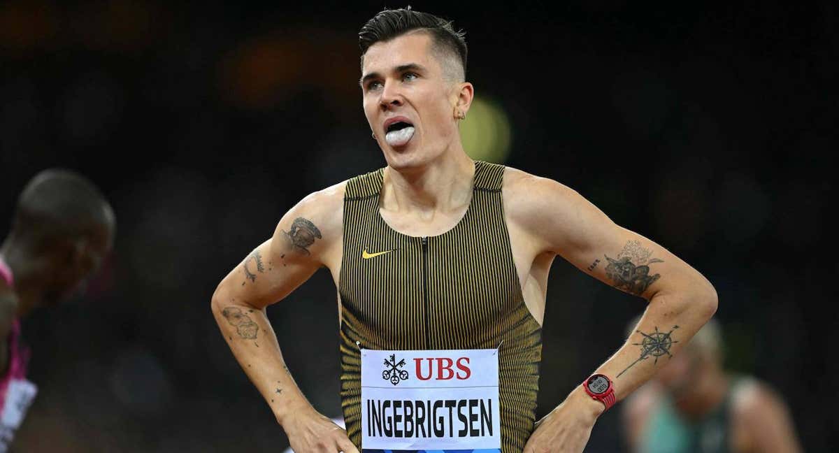 Jakob Ingebrigtsen (23), en la Diamond League de Zúrich.