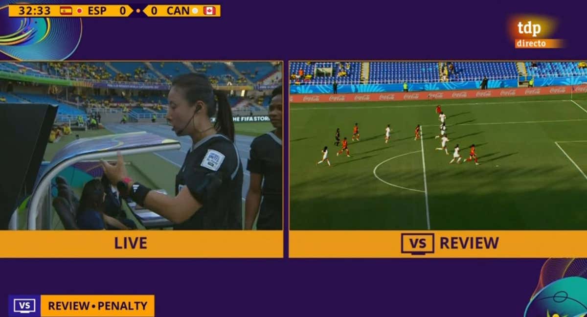 El fuera de juego de Jone Amezaga.