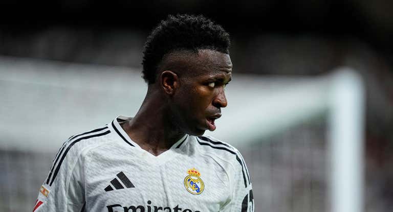 Vinicius, con el Real Madrid.