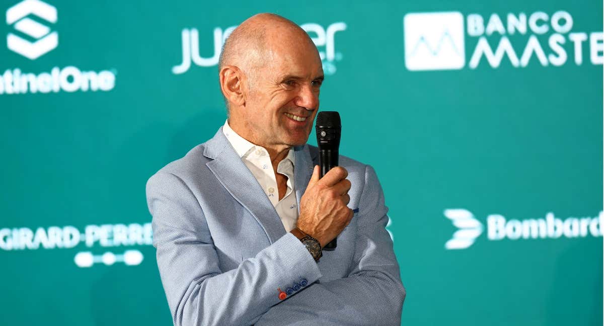 Adrian Newey, durante su presentación./REUTERS